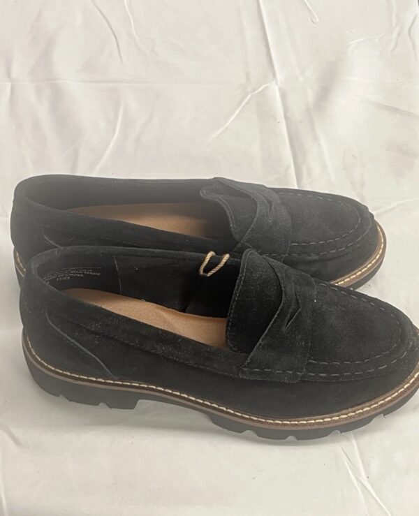 Blondo Women's Waterproof Dulce Loafer Black Suede Size 7W