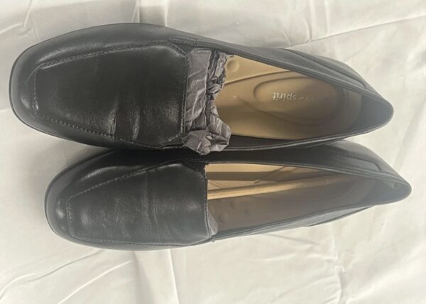 Devitt Casual Flats Women's Black Slip On Shoes Size 8