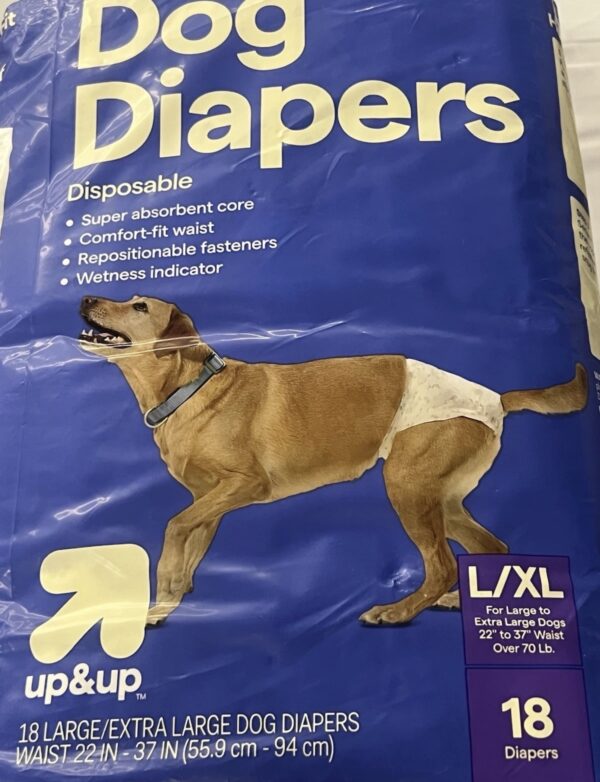Dog Diapers - 18ct - L/XL - up&up™