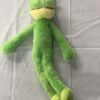 Swingin Slevins Dog Toy Frog Stuffed Animal Plush Toy Green