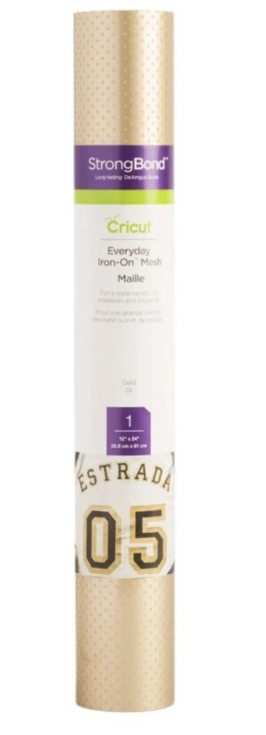 Cricut everyday iron-on vinyl mesh, 12" x 24"