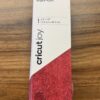 Cricut joy smart iron-on vinyl glitter, red, 5.5" x 19"