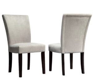 Light Gray Amity Parson Dining Chair Set