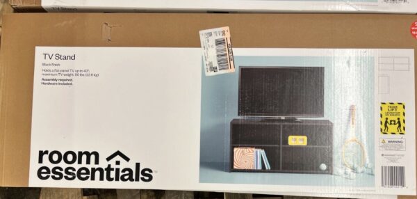 Storage TV Stand for Tvs up to 43" Black - Room Essentials