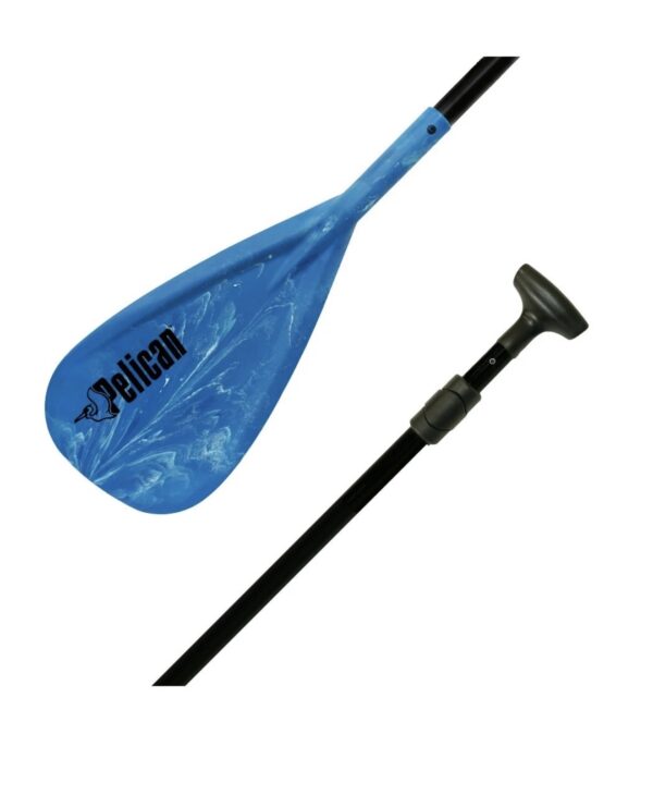 Pelican - Vortex SUP Paddle - 70 to 87 in -Aluminum Shaft, Reinforced Fiberglass