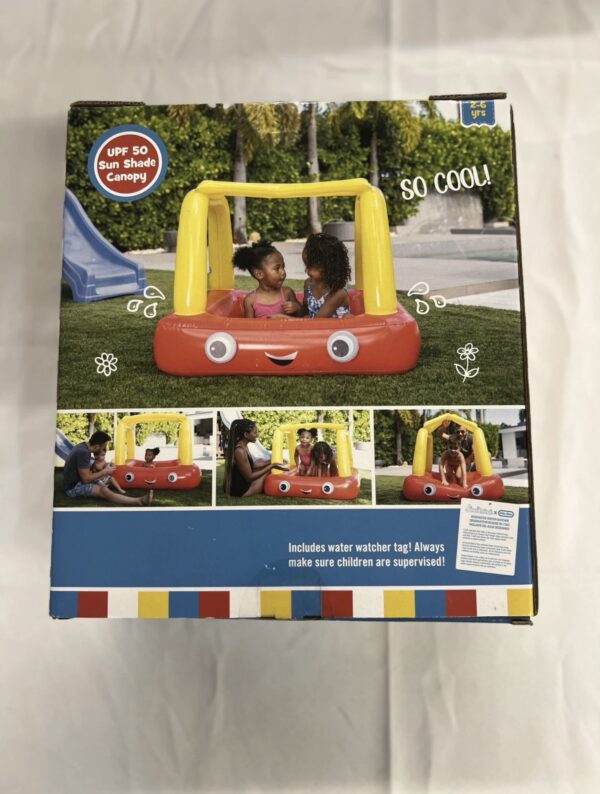 Little Tikes Cozy Coupe Sun-Shade Inflatable Kiddie Pool