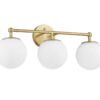 Gold Vanity Light for Bathroom, Modern Bathroom Light Fixture
