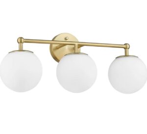 Gold Vanity Light for Bathroom, Modern Bathroom Light Fixture