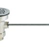 T&S Brass B-3940 3-in.Waste Drain Valve with Twist Handle and NPTAdapter