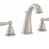 PROFLO Brushed Nickel Widespread 2-handle WaterSense Commercial Bathroom Sink