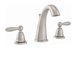 PROFLO Brushed Nickel Widespread 2-handle WaterSense Commercial Bathroom Sink