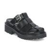 No Boundaries Fisherman Women's Buckle Sandals Black Size 6