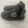 No Boundaries Fisherman Women's Buckle Sandals Black Size 6