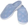 isotoner Women's Embroidered Clog Size M Blue