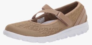 Propét Women's TravelActiv Mary Jane Flat Size 10 Honey