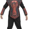 Red Cobra Ninja Halloween Costume for Children, Boys Size M (8), by Fun World