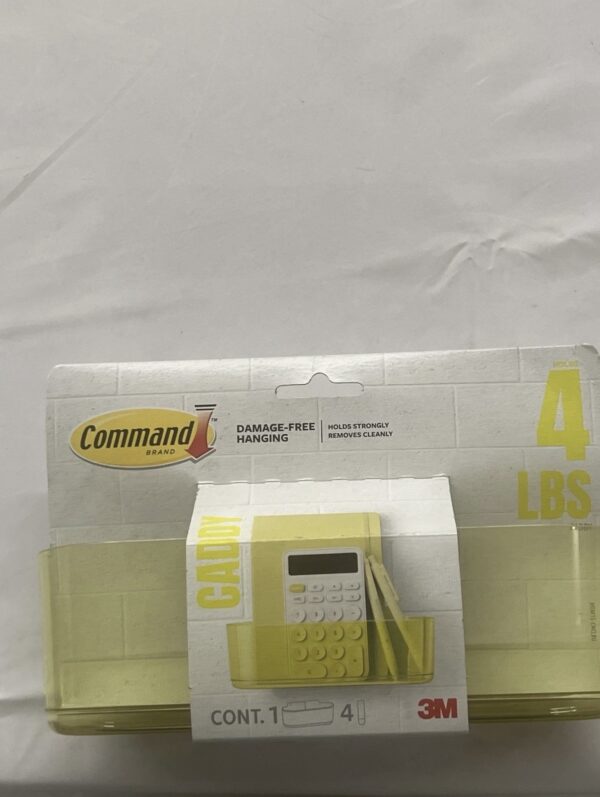 Command Large Caddy, Organize Damage-Free, 1 caddy, 4 strips (HOM-15)