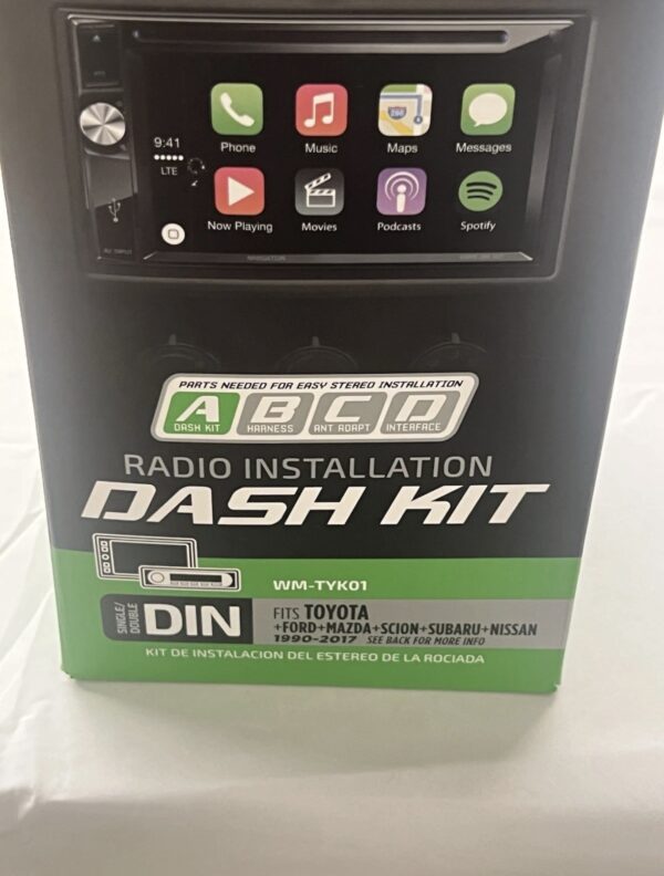 Metra WM-TYKO1 Single and Double DIN Aftermarket Radio Installation Kit Toyota