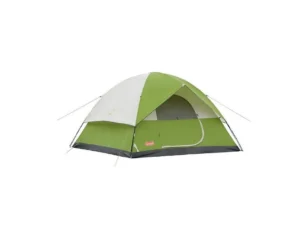 Coleman 6-Person Sundome Dome Camping Tent, 1Room, Green