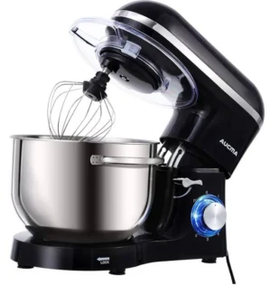 Aucma Stand Mixer,6.5-QT 660W 6-Speed TiltHead Food Mixer,Kitchen Electric Mixer