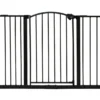 Regalo Extra Wide Arched Decor Baby Safety Gate 58 Inch with Extensions