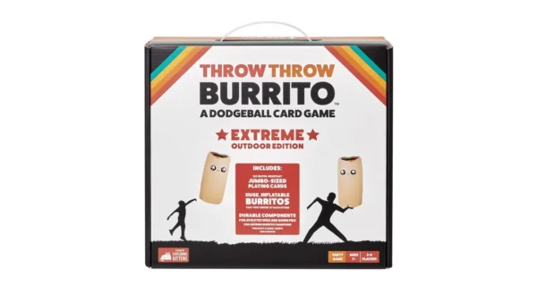 Throw Throw Burrito Extreme Outdoor Party Game by Exploding Kittens Ages 7 Up