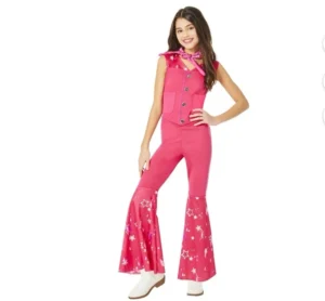 Barbie Movie Cowgirl Halloween Costume for Children, Girls Size S (6)