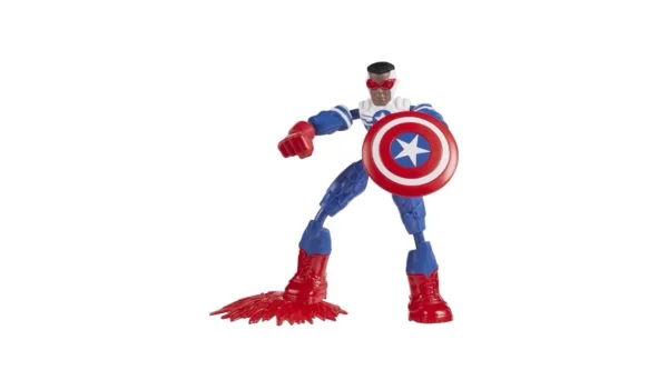 Marvel: Avengers Bend and Flex Captain AmericaKids Toy Action Figure