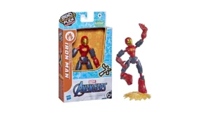 Marvel Avengers Bend and Flex Missions Iron ManFire Mission Action Figure
