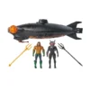 DC Comics, Aquaman VS Black Manta, 4-Inch Action Figures and Manta Sub Vehicle
