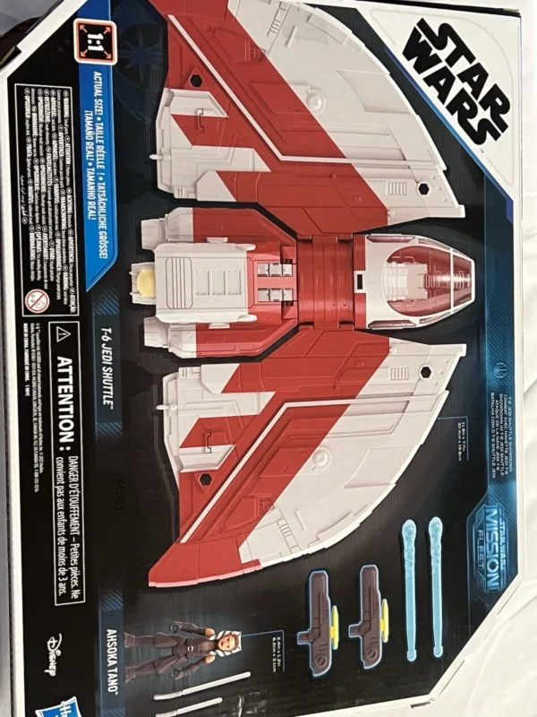 Star Wars: Mission Fleet Ahsoka Tano T-6 JediShuttle Toy Action Figure