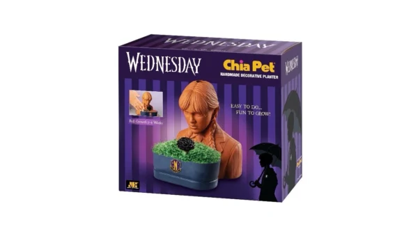 Chia Pet Wednesday (Wednesday) HandmadeDecorative Planter (1 count)
