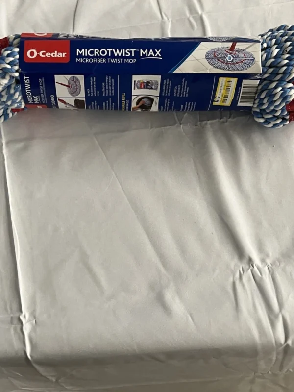 O-Cedar Micro Twist™ MAX Microfiber Mop, Removes 99% of Bacteria with Just Water