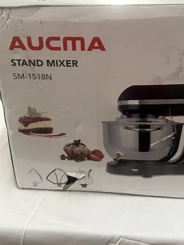Aucma Stand Mixer,6.5-QT 660W 6-Speed TiltHead Food Mixer,Kitchen Electric Mixer