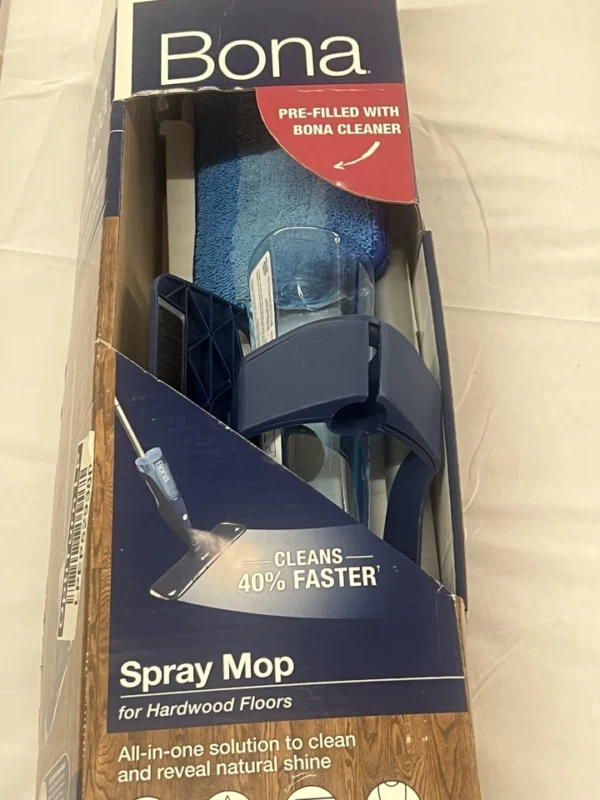 Bona Spray Mop for Hardwood Floors,Refillable Cartridge, Washable Microfiber Pad