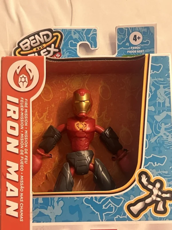 Marvel Avengers Bend and Flex Missions Iron ManFire Mission Action Figure