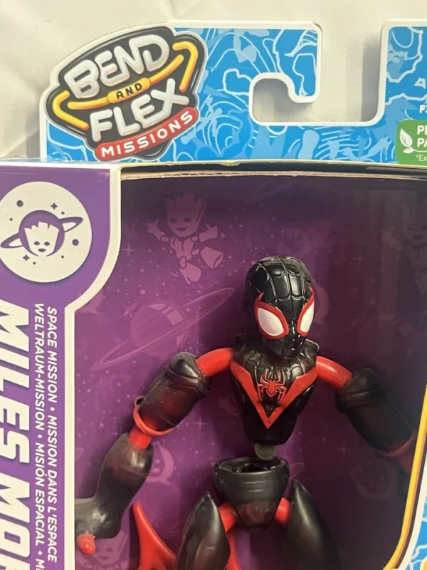 Marvel: Spider-Man Bend and Flex Missions MilesMorales Kids Toy Action Figure