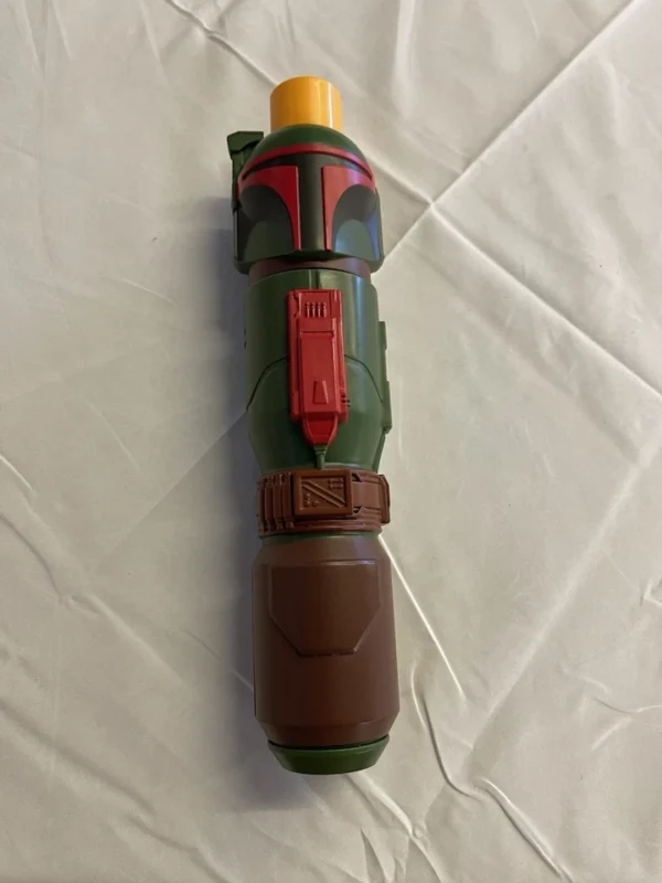 s-l960 (45) STAR WARS Lightsaber Squad Boba Fett Extendable Yellow Lightsaber Role Play,