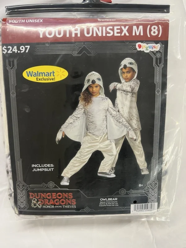 Unisex M(8) Owlbear Deluxe Halloween Child Costume Dungeons & Dragons, Disguise
