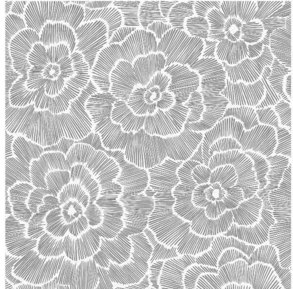 Nuwallpaper Charcoal Saraya Peel & Stick Wallpaper