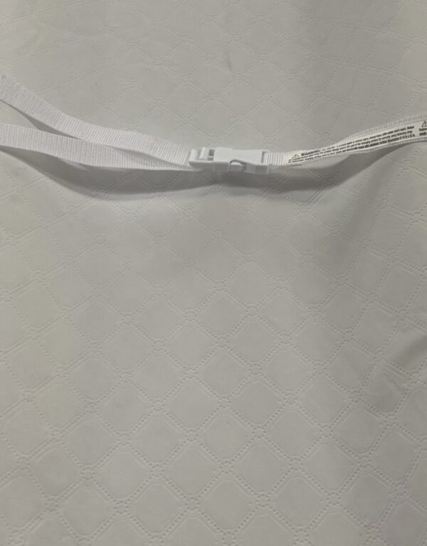 Badger Basket Waterproof Contoured Changing Table Pad for Babies Non-Slip -White