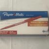 Write Bros. Ballpoint Pen, Stick, Medium 1 Mm, Red Ink, Red Barrel, Dozen