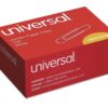 Universal A7072220 Smooth Paper Clips - Jumbo, Silver (100/Box, 10 Boxes/Pack)