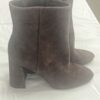 Sam Edelman Saige Bootie Chocolate , Pointed Toe, Mid Heel, Ankle, Size 7.5