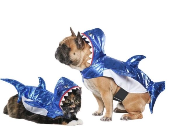 Vibrant Life Halloween Dog Costume and Cat Costume: Shark, Size XS