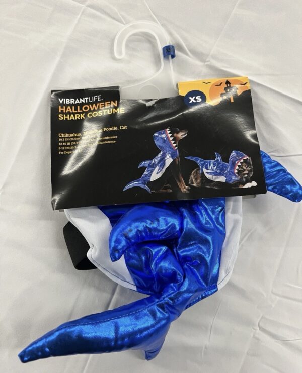 Vibrant Life Halloween Dog Costume and Cat Costume: Shark, Size XS
