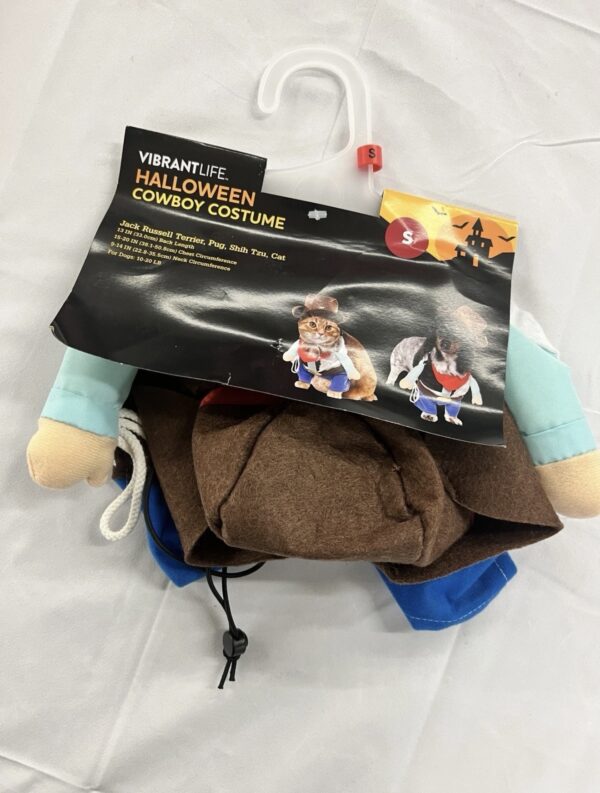 Vibrant Life Halloween Dog Costume and Cat Costume: Cowboy,Size small