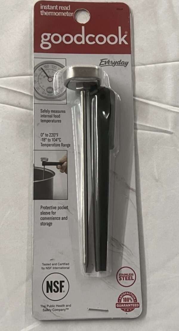 GoodCook NSF-Certified Stainless Steel Precision Meat Thermometer with Sleeve