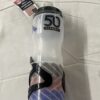 50 Strong 28 oz. Off-White Plastic Water Bottle with Bottle Holder Included!