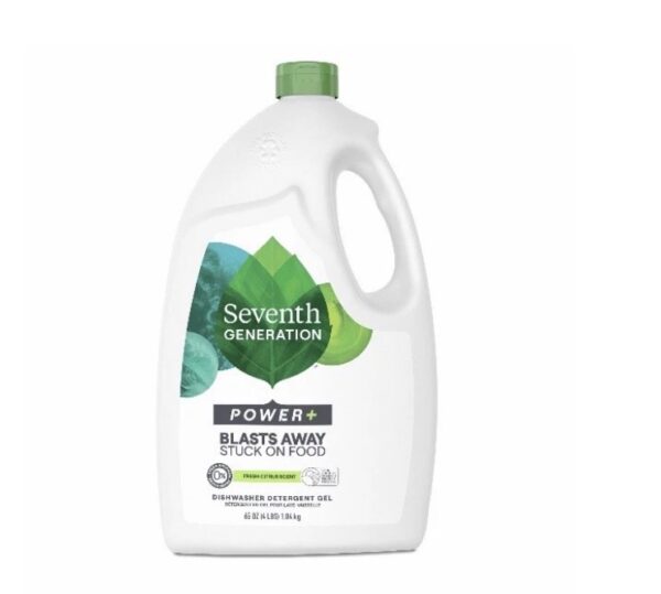 Seventh Generation Power + Natural Auto Dishwasher Detergent Gel, Fresh Citrus